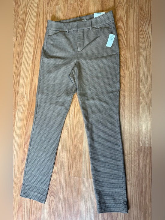 Old Navy Pants - Old Navy Women's Brown Plaid Slim Pants